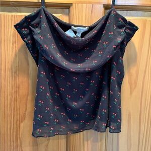 Heart Cherry Crop Top